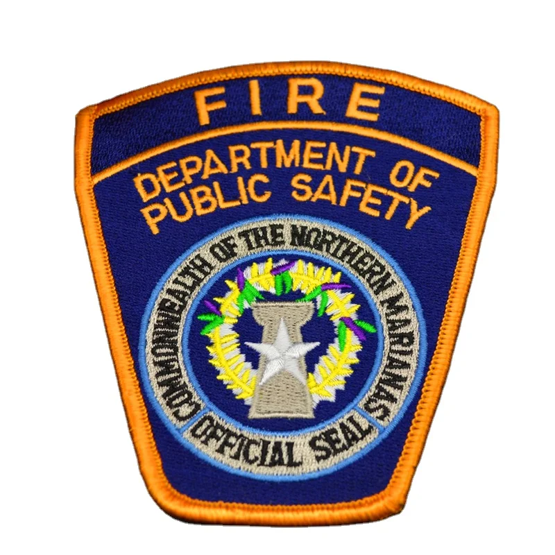 Wholesale custom reflective masonic brand embroidery badge biker club large woven embroidered motorcycle patch