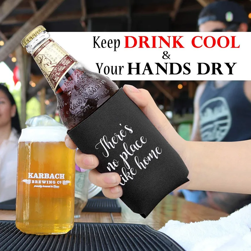 Custom Logo Collapsible Personalized Promotional Stubby Holder 12 Oz Neoprene Beer Cooler Coozies For Cans