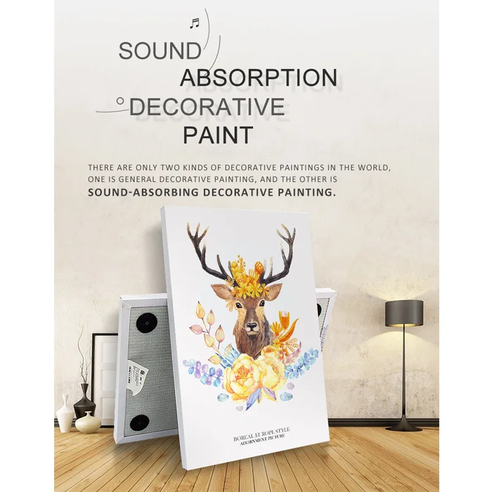 Soundbox Self-adhesive Acoustical Soundproof Wall Environmental Decorative Panels With Factory Price