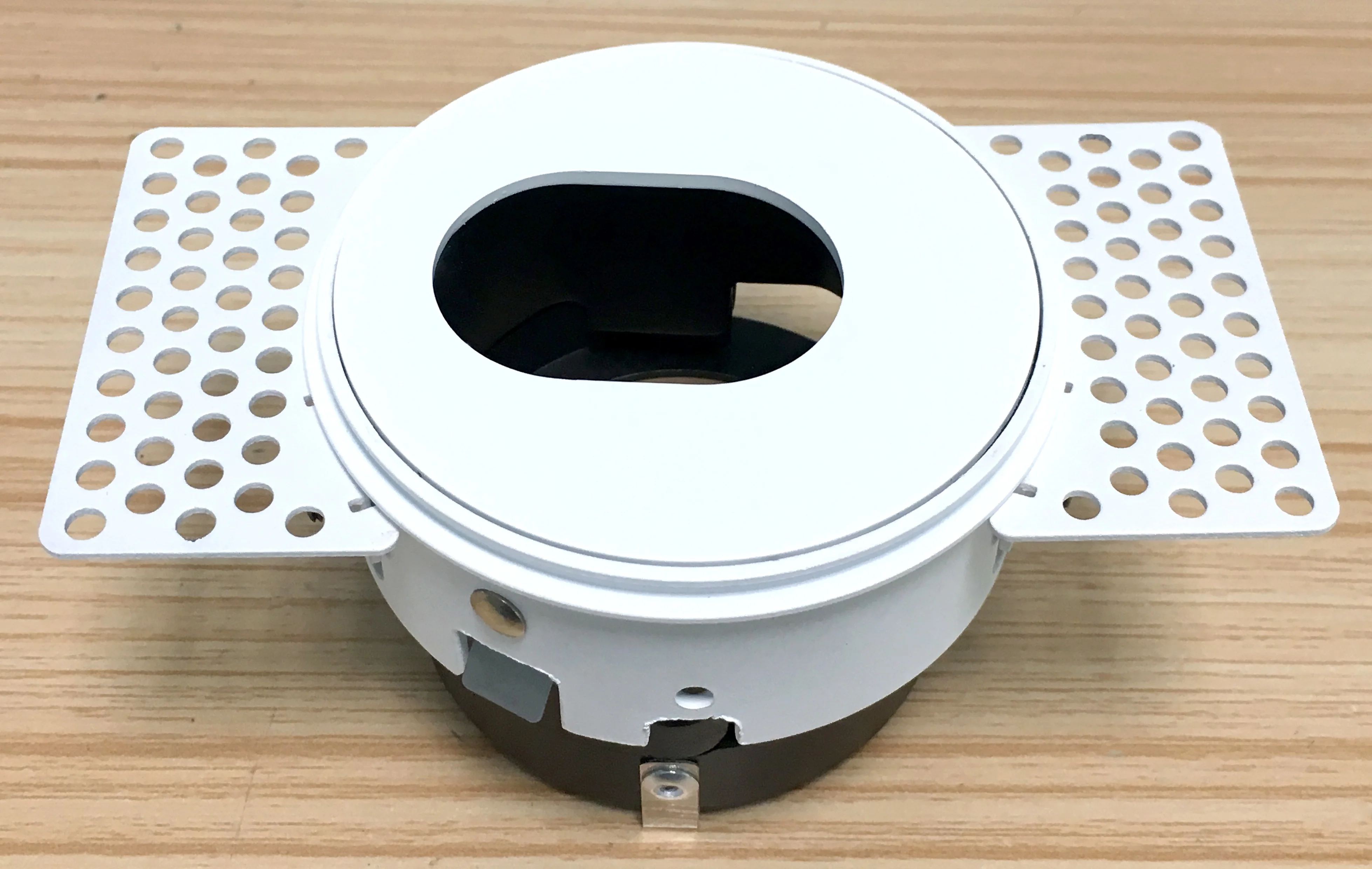 Новый Индивидуальный Светодиодный светильник встраиваемый декоративный Точечный Gu10 Downlight корпус рамы без оправы Монтажное кольцо