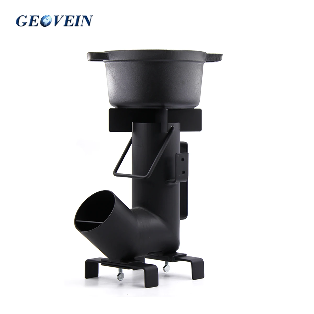 Outdoor Portable Wood Burning Camping Rocket Stove With handle for Camping & Hiking