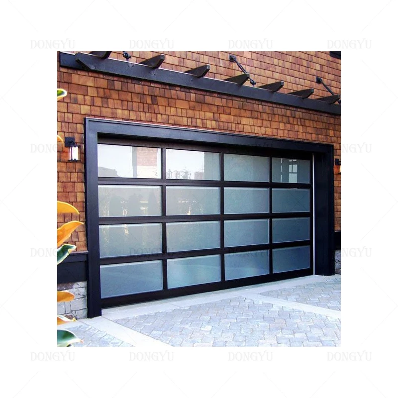 2024 Professional Garage Door Manufacture Produce High Standard Aluminum Frame Mirror Reflective Glass Waterproof