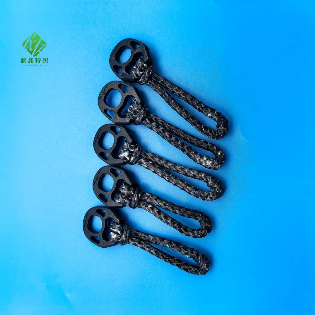 Wholesale Customized Amsteel Rope 8cm Length Cinch Buckle Continuous Loop For Hammock suspension UHMWPE lanyard