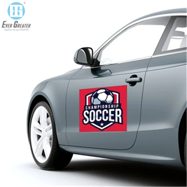 Waterproof Custom Design Removable Vinyl Car Fridge Magnet