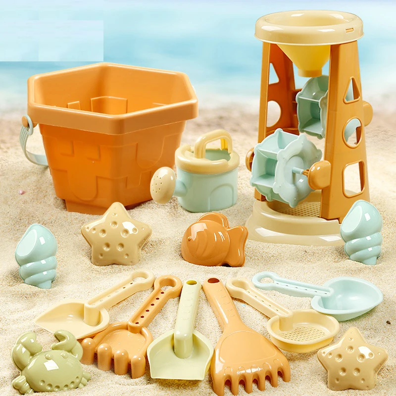 Wholesale Cheap Water Pool Toy Bucket Shovel Kids Sandbox Toy Beach Tool Kit Play Sand Beach Toys for Kids Toddlers
