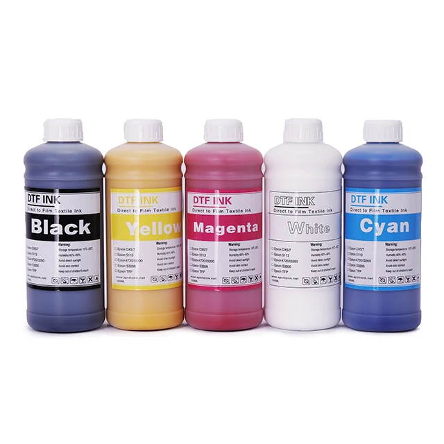 DTF Pigment Ink for Epson XP600 L1800 DX5 i3200 White Ink PET Film Printer