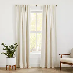 Wholesale Custom Luxury Solid Windows blinds Drapes 100% Polyester Linen Look Blackout Curtain for living room