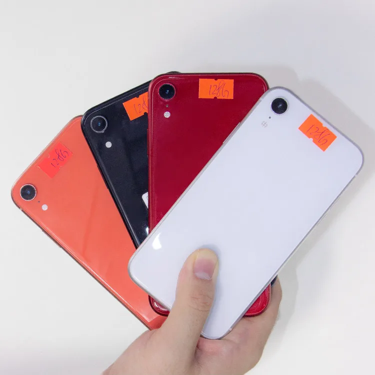 Оптовая продажа телефонов 5G XR смартфон A + класс 128GB Хранение 6G оперативной памяти новое состояние подержанные мобильные телефоны проверенные поставщики