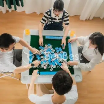 Chinese mahjong table Folding table for family party entertainment
