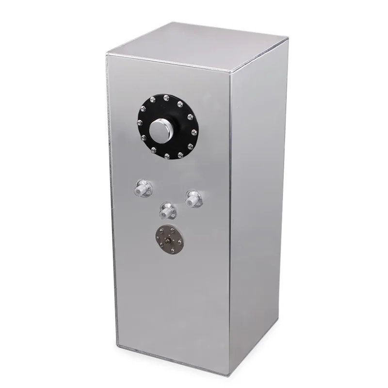 Aluminum 76L Fuel Surge Tank With Sensor Fuel Cell Can Foam Inside Buffer Can Gasoline Universal Wholesales