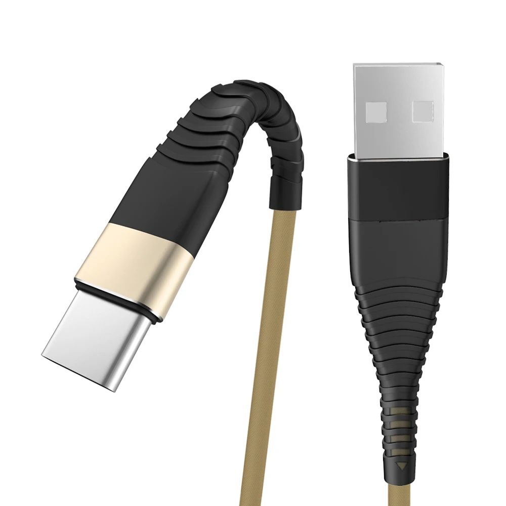 Rock Hi-Tensile Fabric Braided USB Charger Cable for Iphone