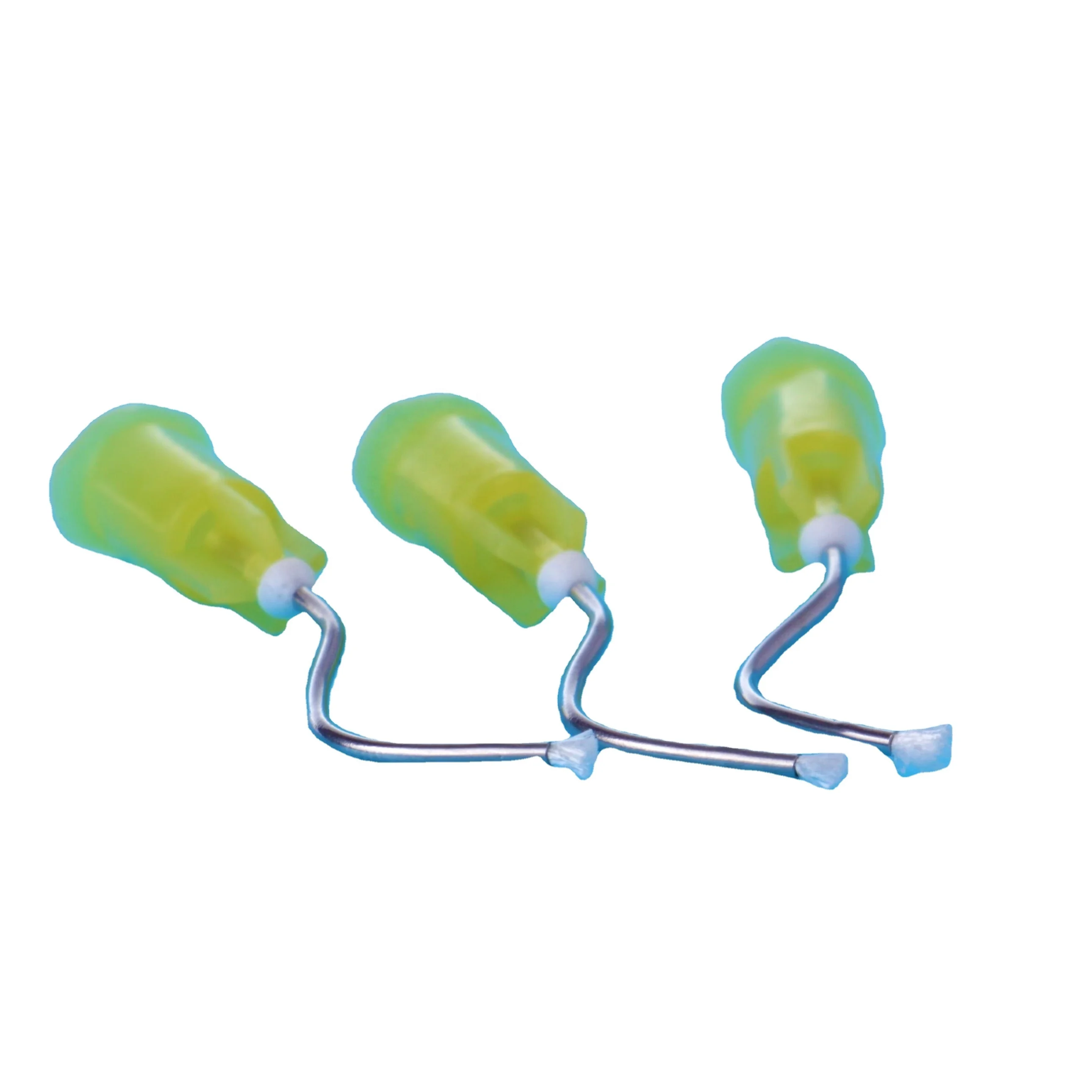 Dental Disposable Brush Tip Pre-Bent Dispenser Needle DISPENSER TIPS flow tip