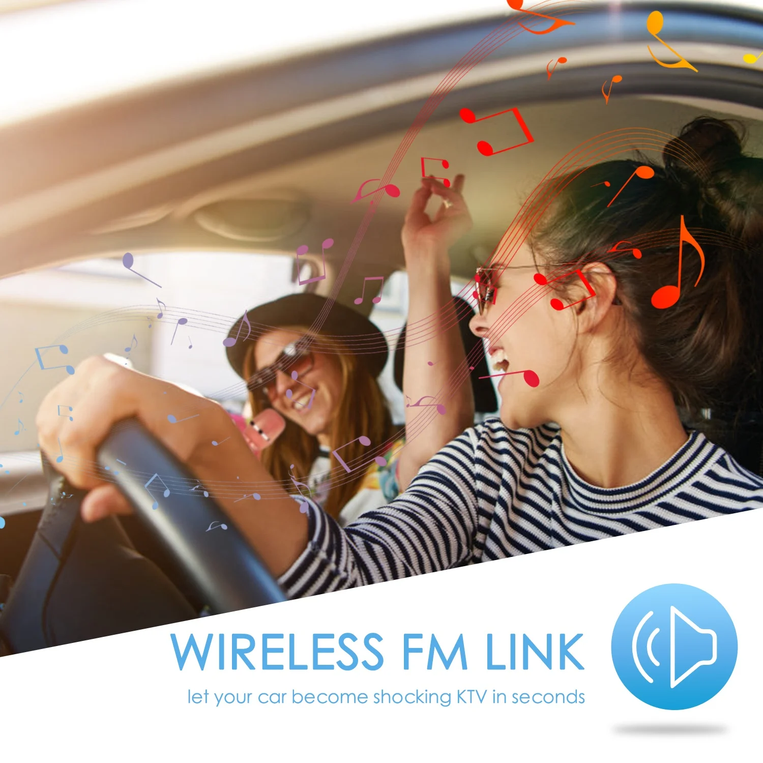 
Premium Wireless Microphone Hifi Surround Sound Quality Twice At One Go Strong Bass Vocal 