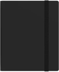 4 Pockets Black Trading Card Album Folder 160 Double-Sided Loading Pocket Binder With Elastic Band for Yugioh MTG and Other TCG