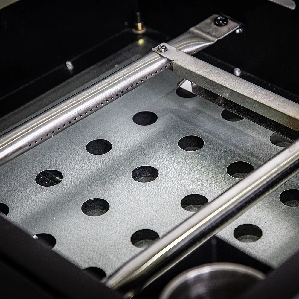 Garden 2 Burners Gas BBQ Grills LPG Plancha 5000W Beef Pork Chicken Cooking Home Hot Plate Non-stick Barbecue Tools Grills