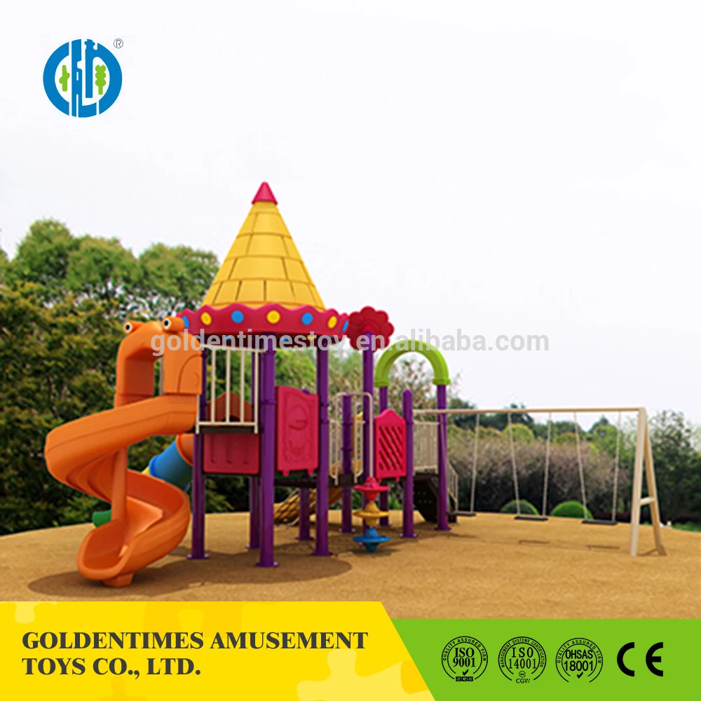Factory custom children interesting kindergarten plastic play set outdoor playground