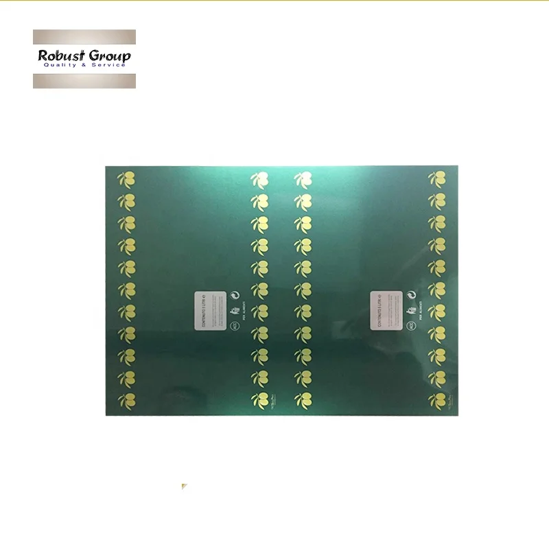 
China professional printed tinplate sheet for olive oil tin cans packaging material GR-102 