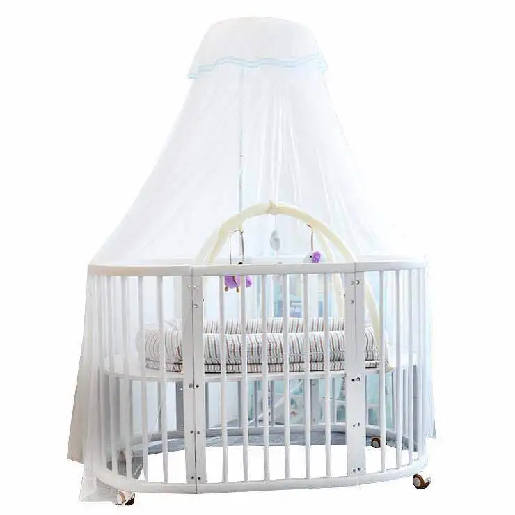 Customized crib mosquito net clip type with bracket palace dome foldable mosquito net