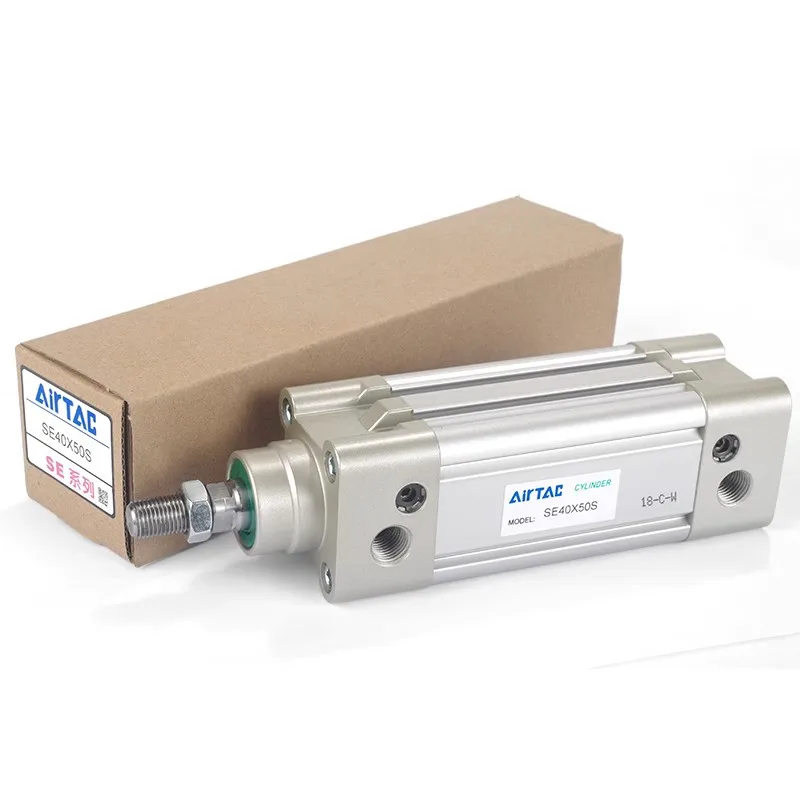 AIRTAC подлинный SE63X25 SE63X50 SE63X25S SE63X50S стандартный цилиндр из алюминиевого сплава двойного действия
