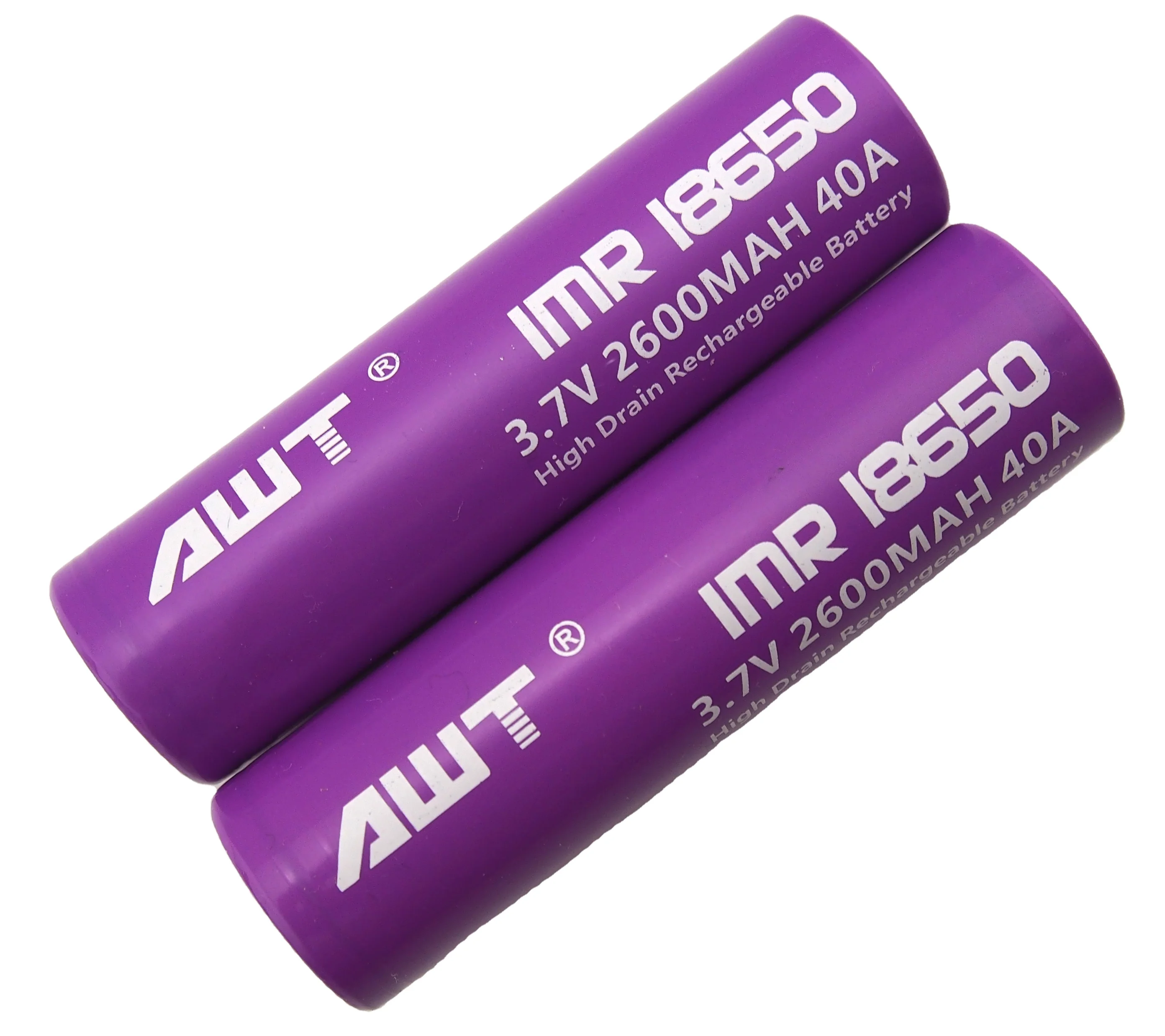 Wireless Headset Lithium Ion  2600mah Lithium Polymer Battery 18650 battery 2600mah 40A battery for tool power flashlight