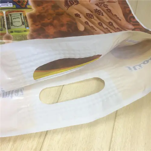 
Automatic High Speed Plastic Inside Glue Patch Handle Bag Making Machine 