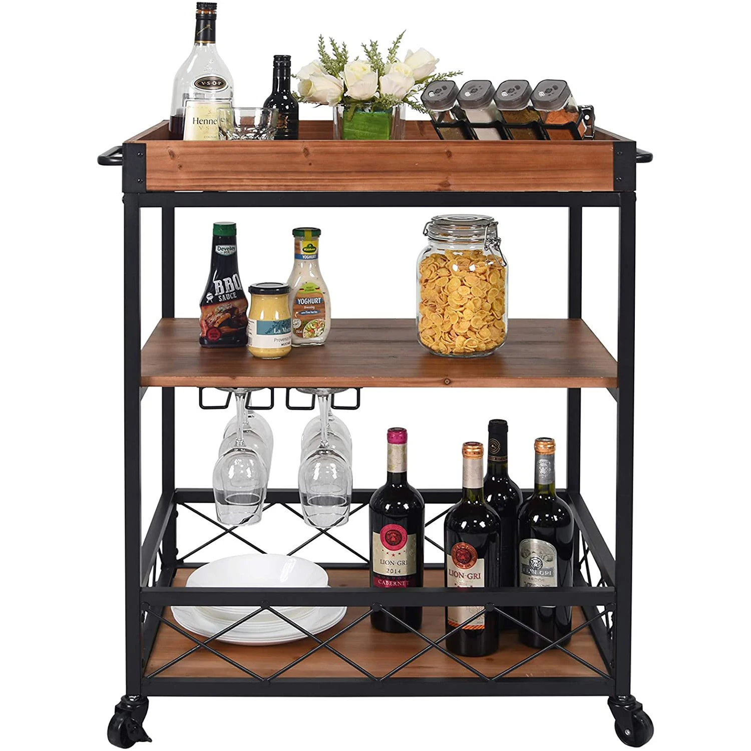 2021 Top selling Bar Rolling Serving Cart Bar Cart