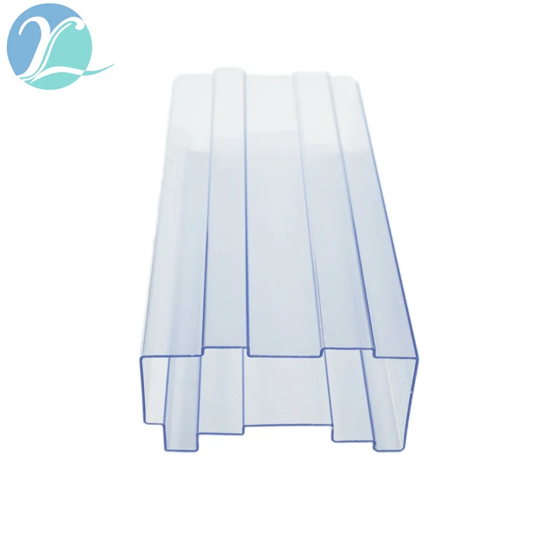 PVC shaped packaging tube IC electronic packaging pipes square tube Extrusion pvc