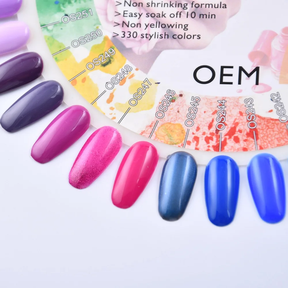 Factory wholesale UV LED 3 in 1 nail gel one step color gel polish 1kg