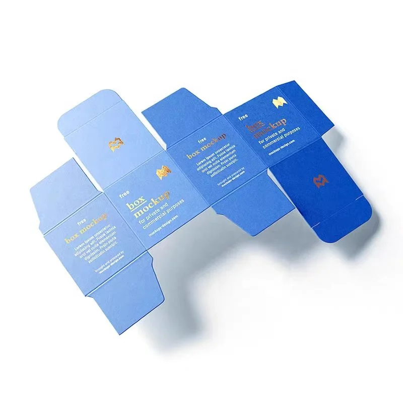 Custom High Quality Full Color Cardboard Paper Cosmetics Packaging Folding Box With Your Logo For Small Business