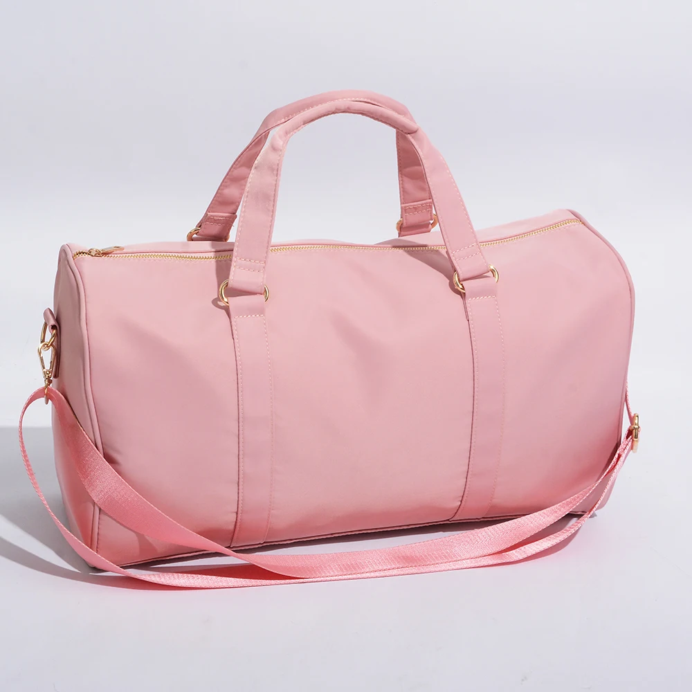 2021 High Quality Personalized Fashion Nylon Ballet Luggage bags Zip Closure Travel Holdall Weekender Duffle Bag