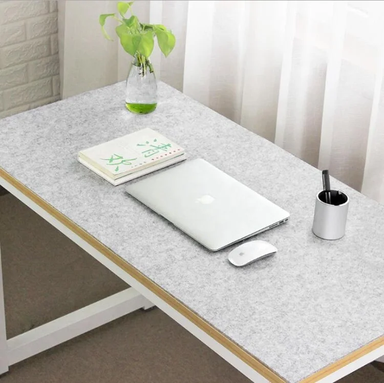 Large XXL Office Computer Desk Mat Table Keyboard Big Mouse Pad Wool Felt Laptop Cushion Desk Non-slip Mat Gamer Mousepad Mat