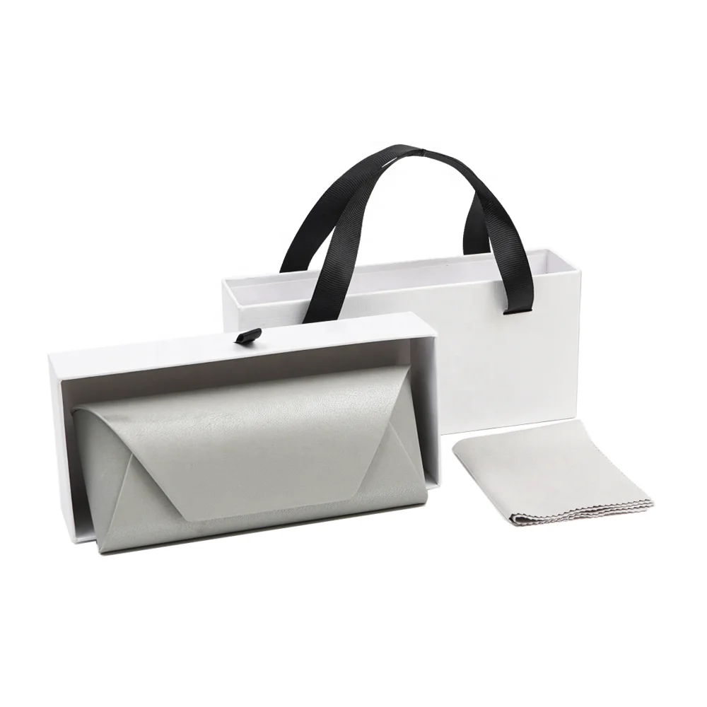 Custom Logo Paper Cardboard Box Funky Sunglasses Package Set Glasses Case Packaging Eyeglasses Cases & Bags Folding Glasses Box