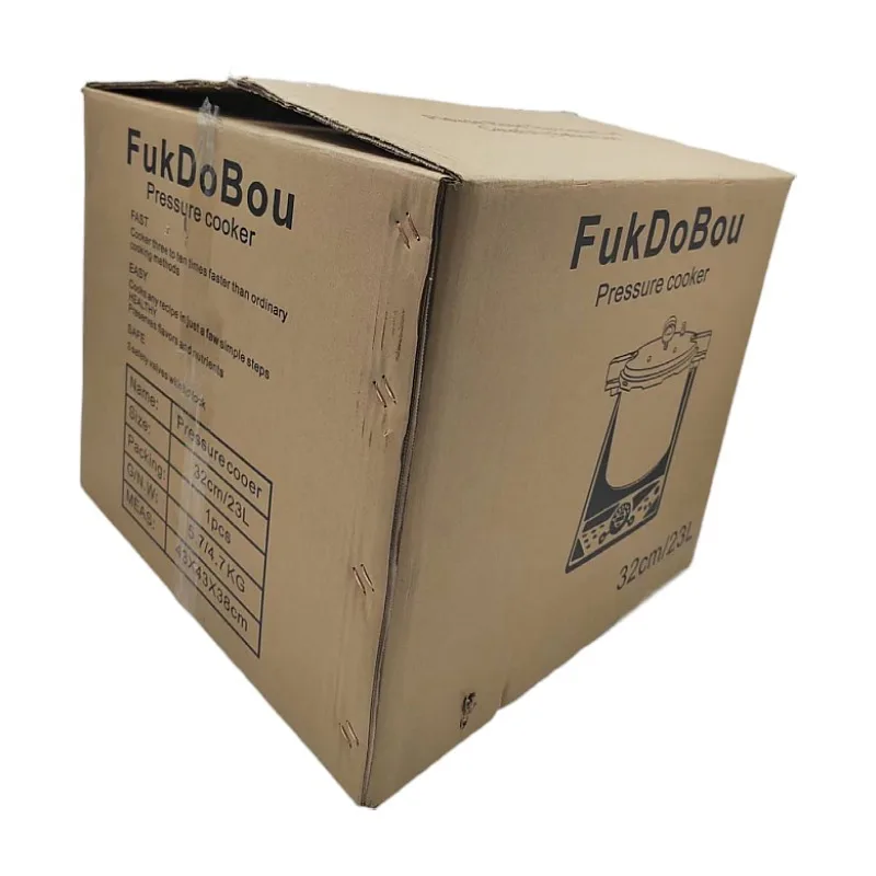 2023 New Design High Capacity 23L Stainless Steel Pressure Cooker Explosion-Proof Pressure Pot With Pressure Gauge