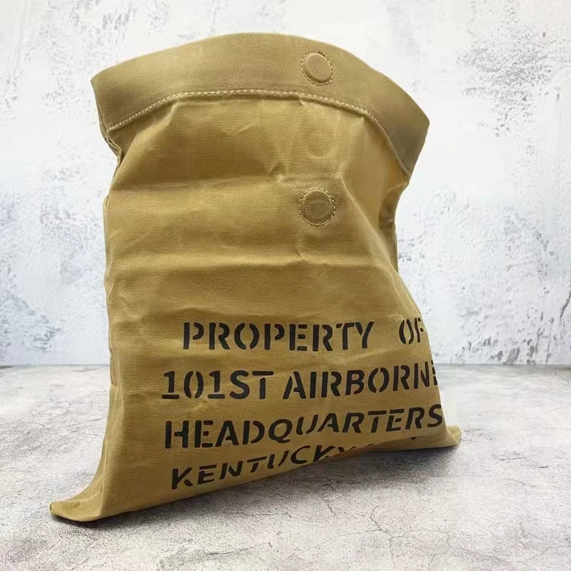 Vintage Oil Wax Canvas Clutch Bag Man Large Capacity Wallets Military Style Multifunction Hand Bag