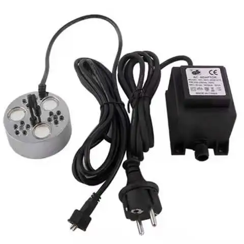 3-head atomizer ultrasonic landscape fountain fogger rock garden bonsai pool aquarium spray system