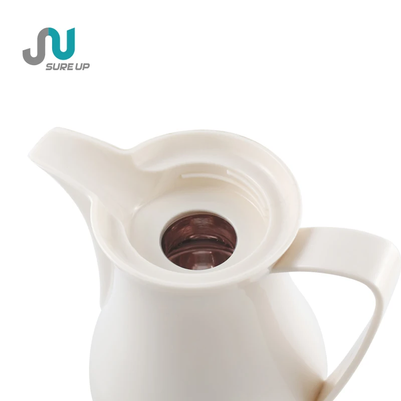 High-texture Customizable Color Arabic Carafe Thermos with Glass Liner Food Grade Plastic Coffee Jug Pot