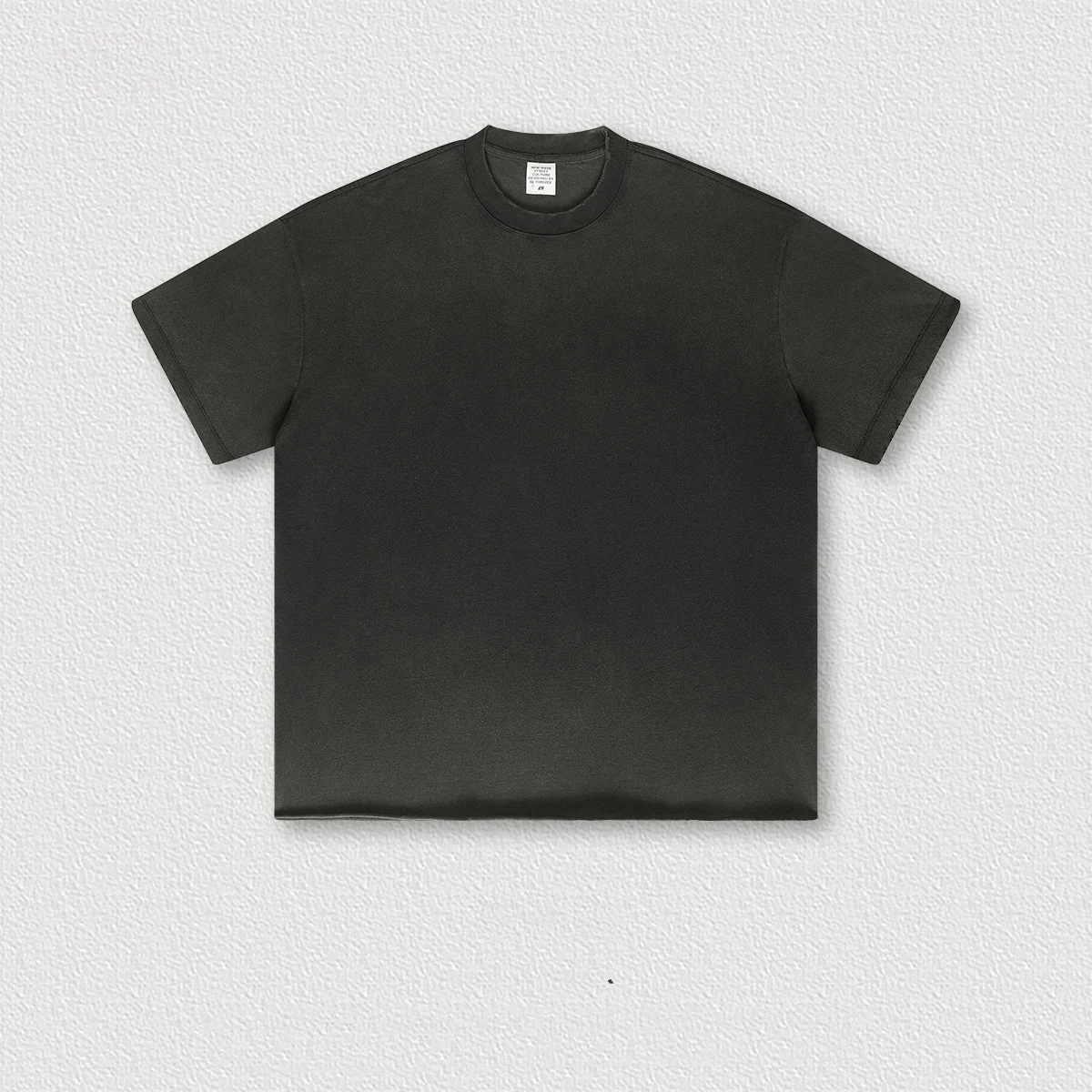 heavy cotton t shirt crew neck stone washed t shirts wholesale 280 gsm cotton t shirt