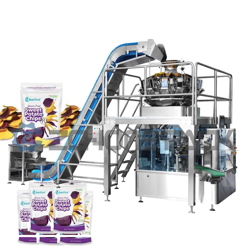 Snack Packing Machine Sealing and Packing Machine Production Line Stand-up Pouch Zipper Bag Pouch