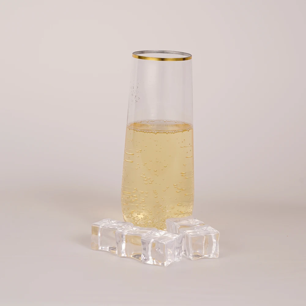 plastic drinking glass disposable wine glasses gold rimmed unbreak wine glasses plastic champagne glass gold rim for cold drinks