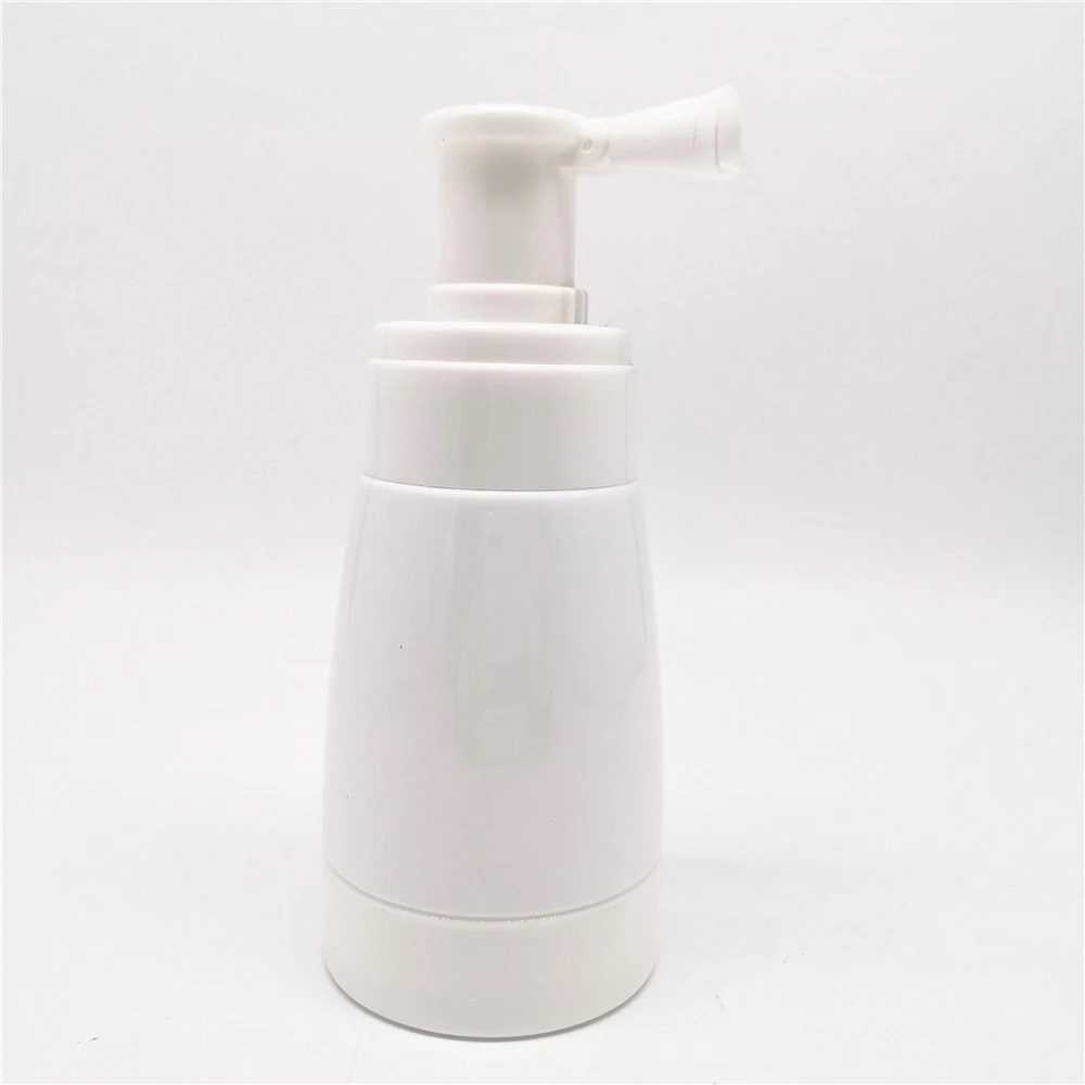 Pack Baby Powder Container 180ml plastic wide spraying nozzle foldable nozzle white dry talc powder spray bottle