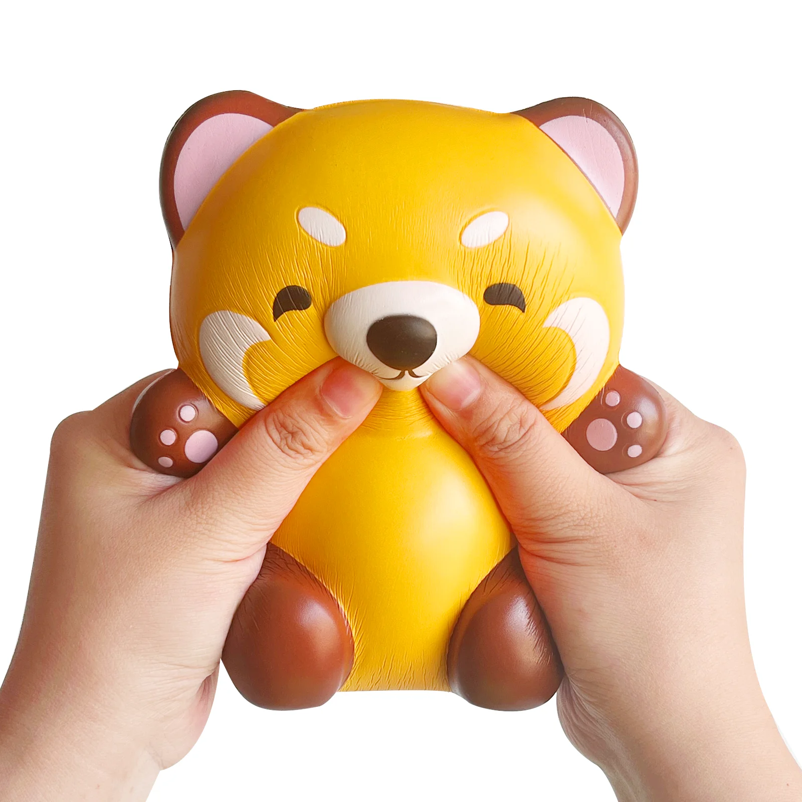 Милая красная панда медленно поднимающаяся мягкая игрушка подарок на день рождения енота для детей снятия стресса