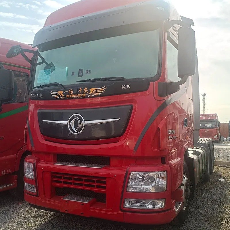 Подержанный грузовик Dongfeng 10 колес 40 тонн 6x4 560 л.с. дизельный трактор головка для продажи