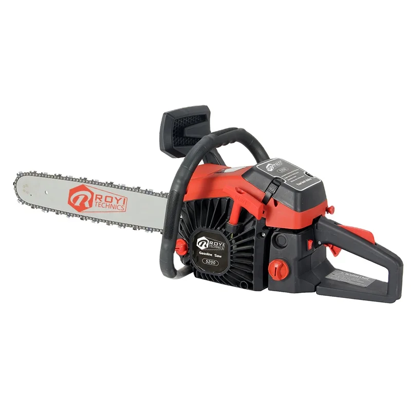 motosierra Single Cylinder 2-Stroke Gasoline 52CC Chain Saw machine 5200 petrol Chainsaw