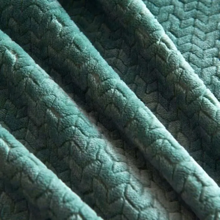 Textile Towel Luxury Lace Fabric_For_Sofa Material Felt Polyester Spandex Tufting Eyelet  Fabric Paint