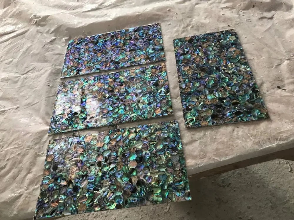 Iridescent Abalone Mother Of Pearl Shell Backsplash Wall Tiles Mosaics Panels Customized