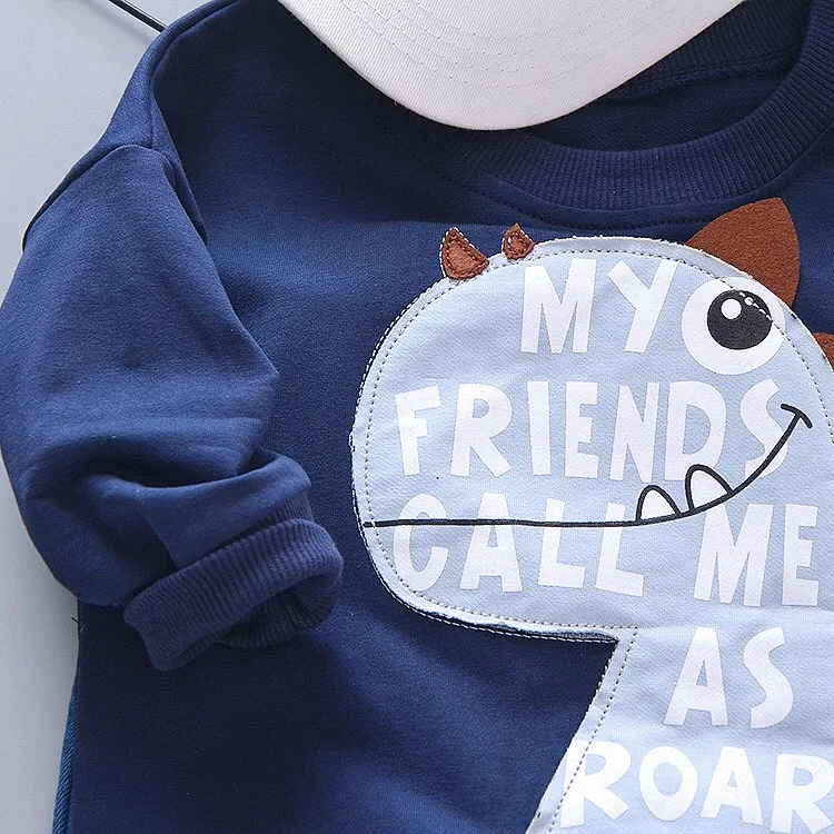 
2020 hot sale fashion cute popular jeans long sleeve printed sweatshirt children clothes little boys clothing 