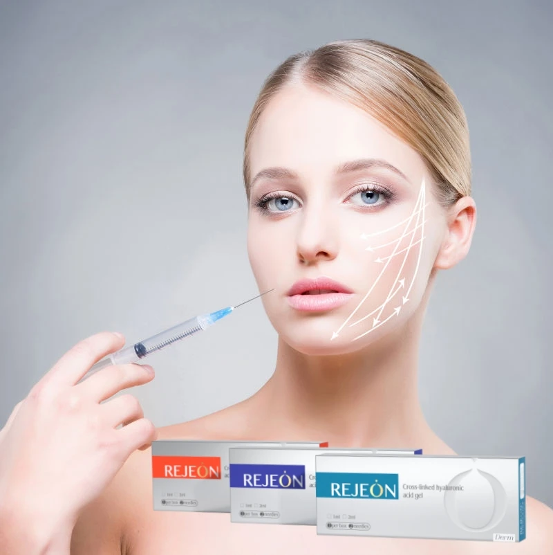 REJEON Original manufacturer supply 100% pure injectable Hyaluronic Acid HA Face Dermal Filler to remove Smile lines