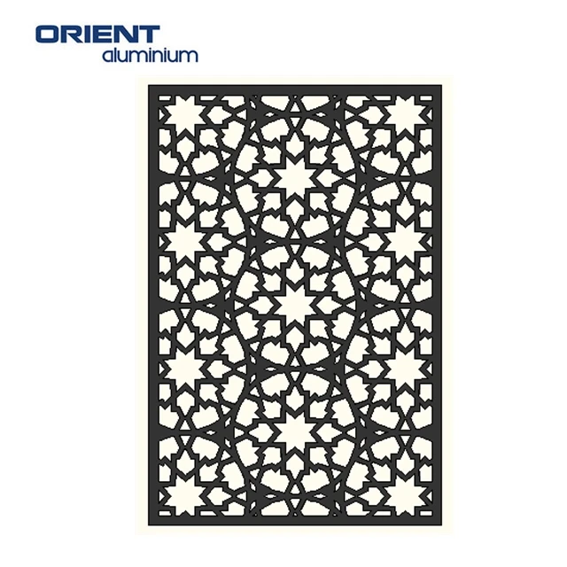 Aluminium Laser Cut Panel Fence Wall