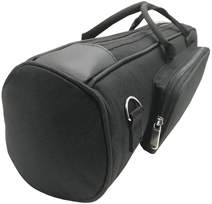 Trumpet Gig Bag Case Lightweight Soft Padded with Strap Perfect for Kids Short Trip Transportation  Storage Sheet Music