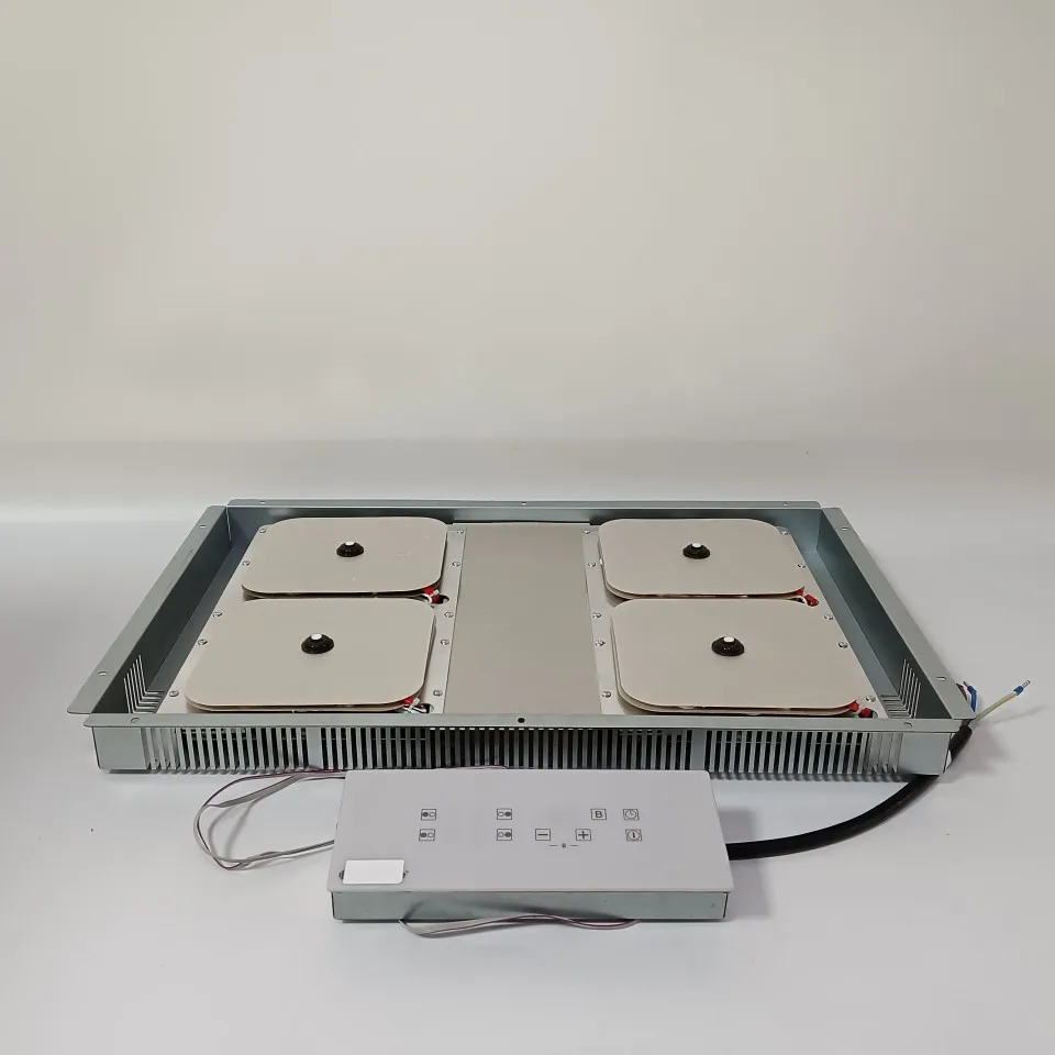 2025 New Design 220V~240V Four Electric invisible induction cooker For Counter Top /4 zone invisible induction cooktop